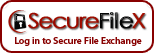 Log in to SecureFileX